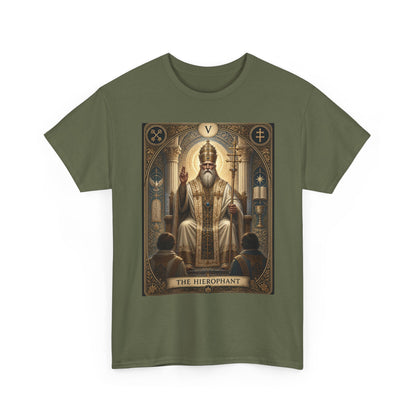 Tarot Hierophant T-Shirt — Spiritual Tarot Card Tee
