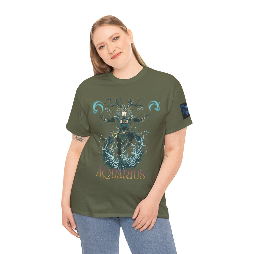 Aquarius Zodiac T‑Shirt — Aquarius Astrology Tee