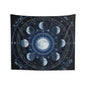 Moon Phase Tapestry — Celestial Zodiac Wall Hanging for Astrology & Meditation