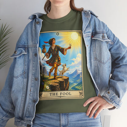 The Fool Tarot Card T‑Shirt — Vintage Major Arcana Graphic Tee