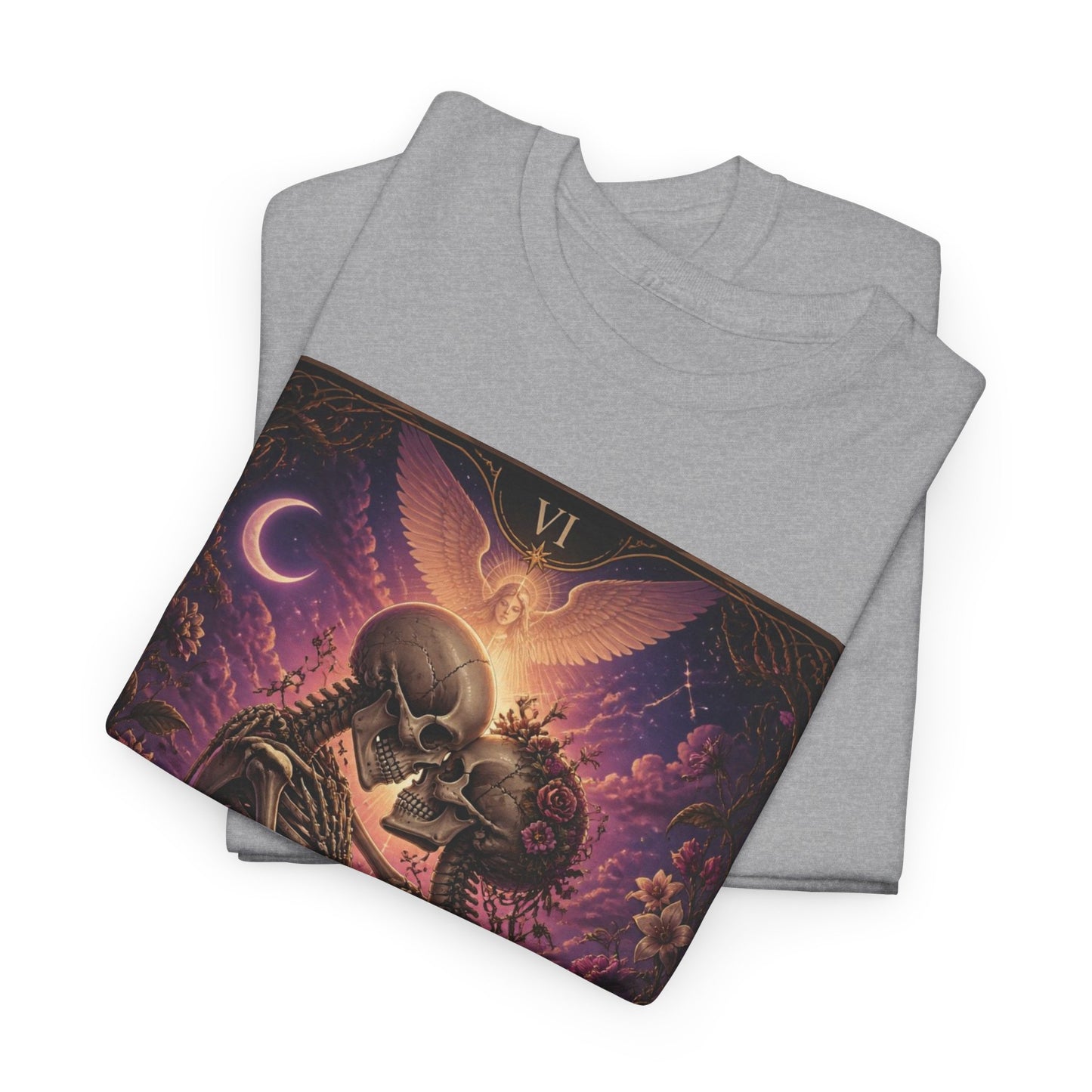 Tarot 'The Lovers' Skeleton Kiss Tee