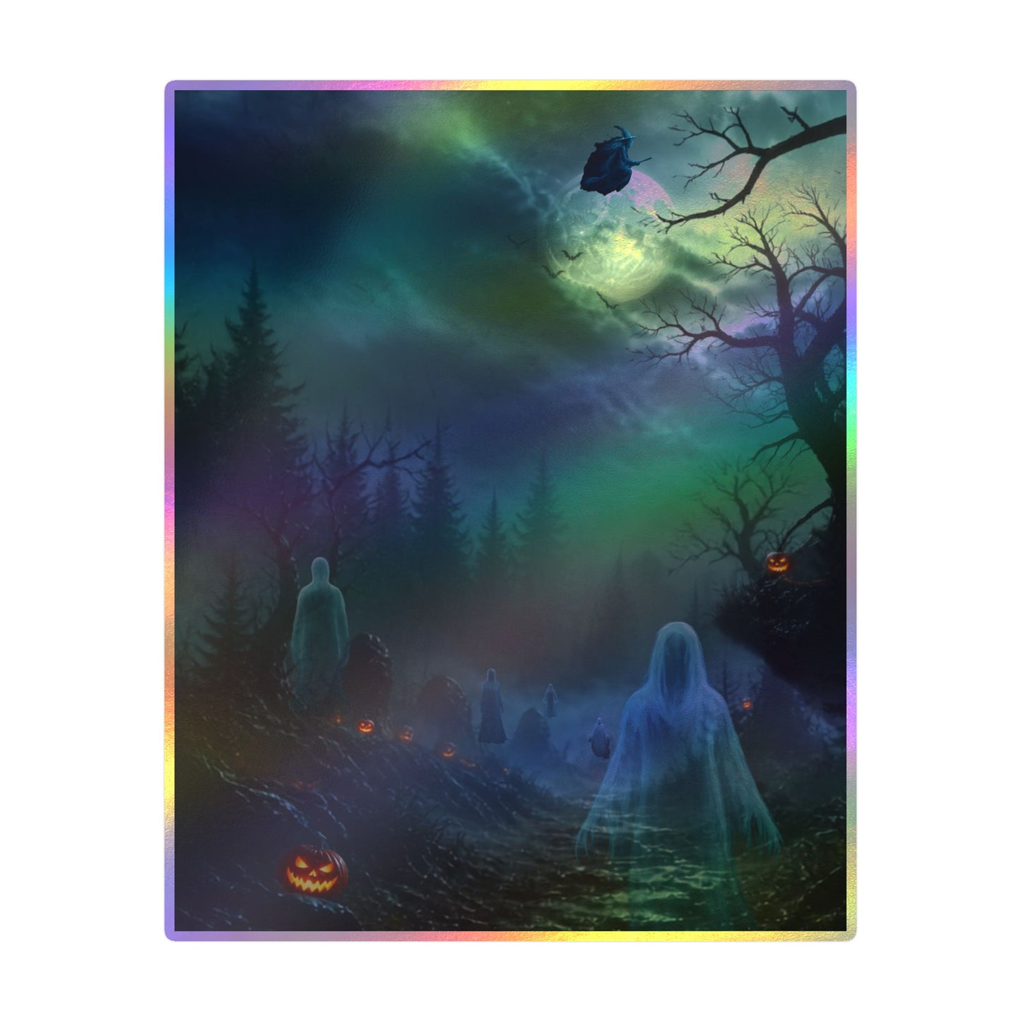 Haunted Night Kiss-Cut Vinyl Decal