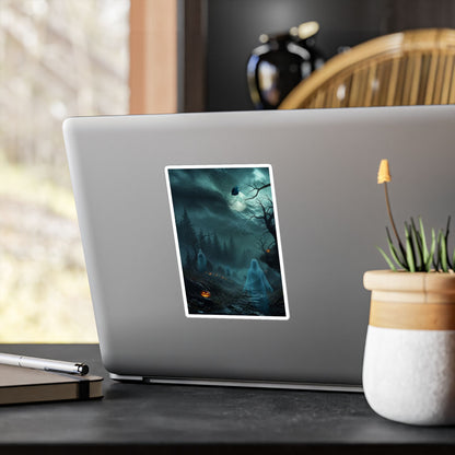 Haunted Night Kiss-Cut Vinyl Decal