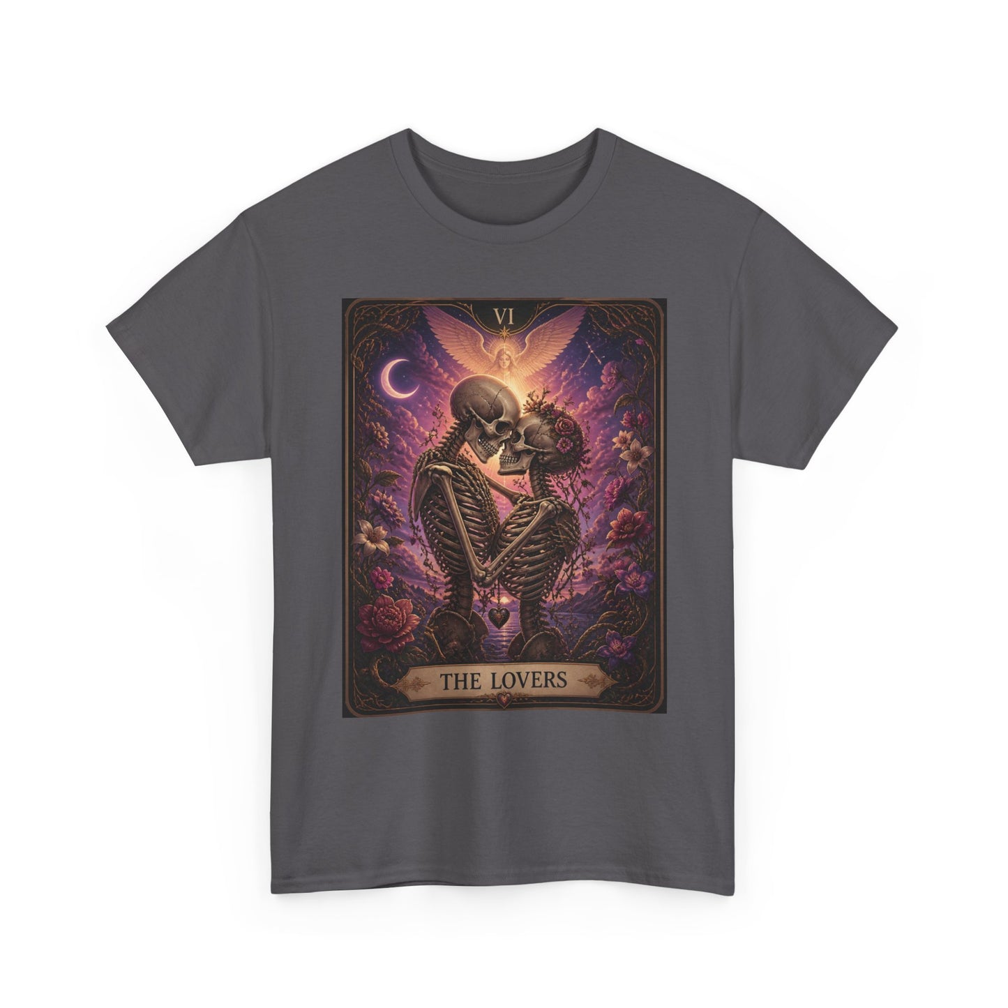 Tarot 'The Lovers' Skeleton Kiss Tee