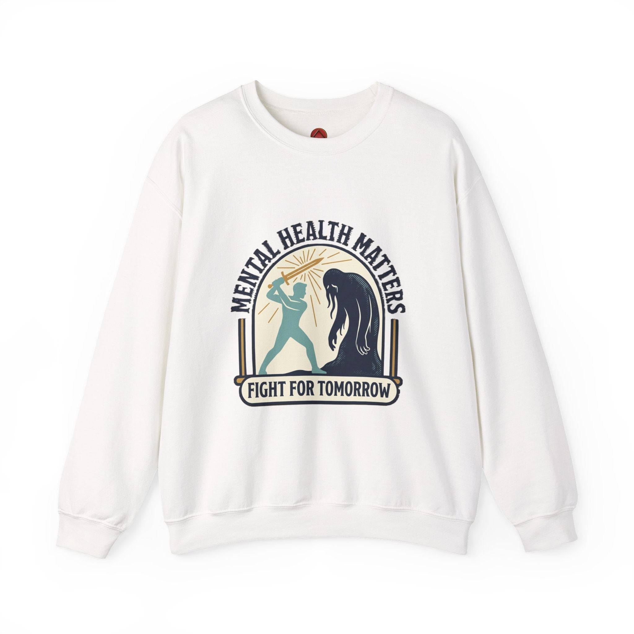 Mental Health Matters Crewneck Sweatshirt | wear green, awareness ribbon