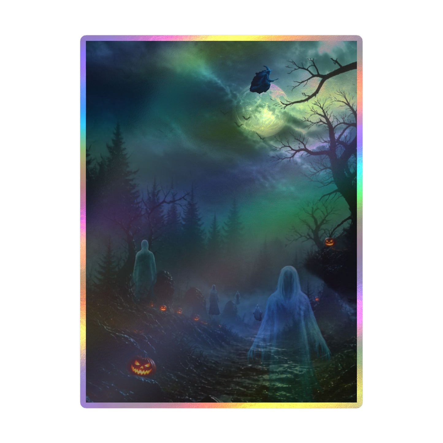 Haunted Night Kiss-Cut Vinyl Decal