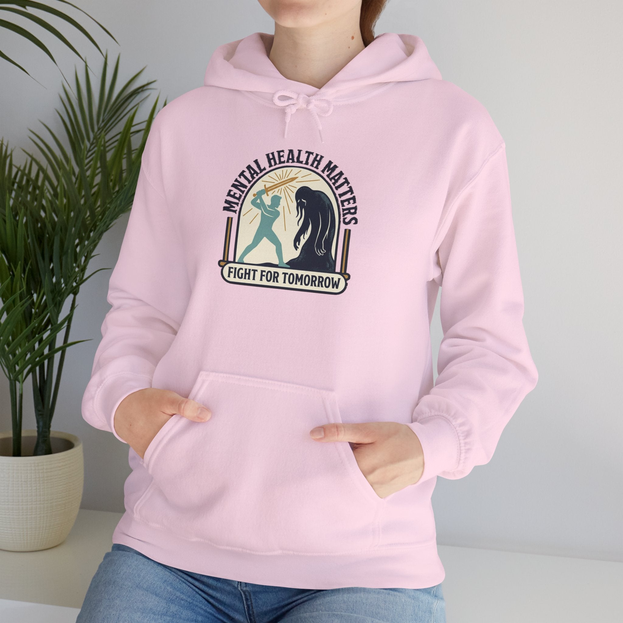 Mental Health Matters Hoodie | Wear Green, Awareness Ribbon, Self-Care