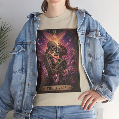 Tarot 'The Lovers' Skeleton Kiss Tee
