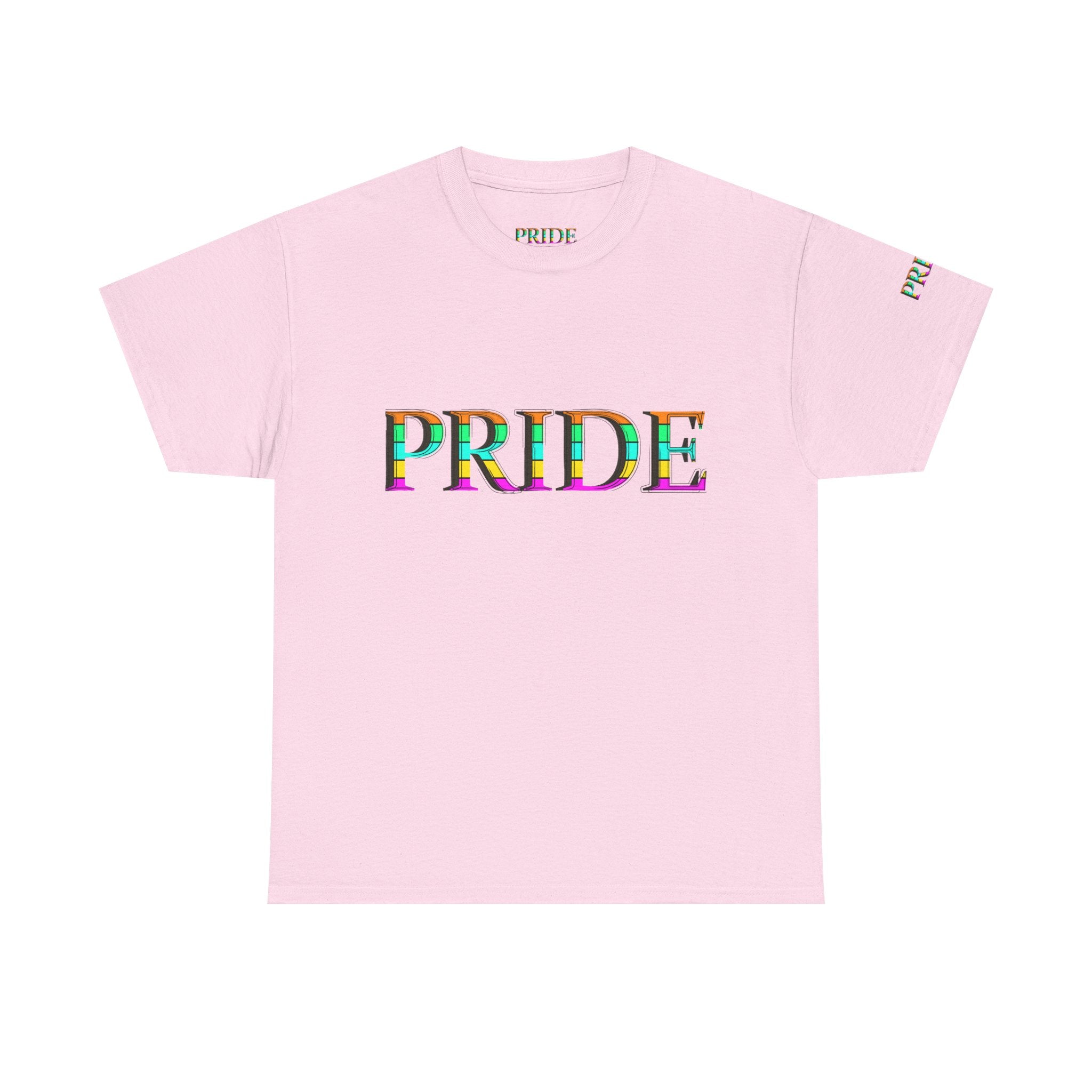 Pride Rainbow Text Tee | LGBTQ+ Pride Shirt