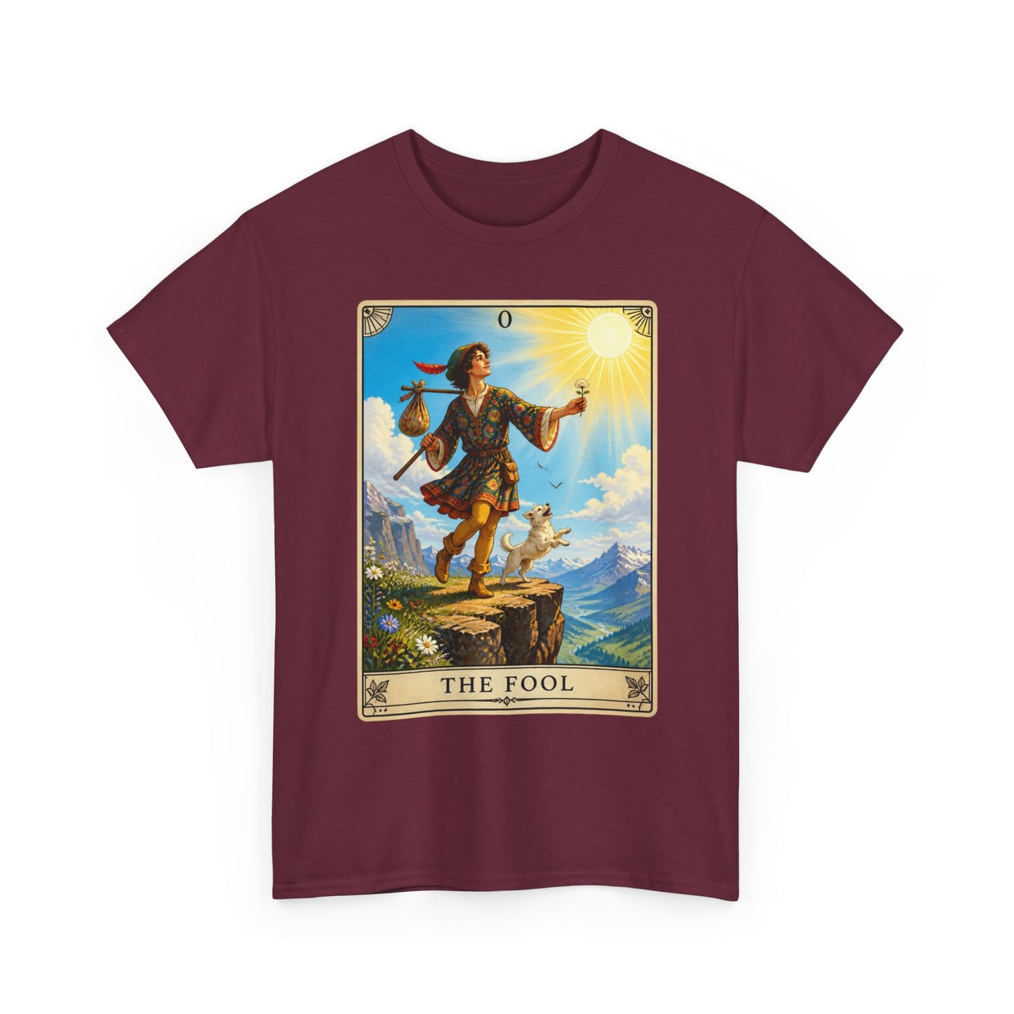 The Fool Tarot Card T‑Shirt — Vintage Major Arcana Graphic Tee