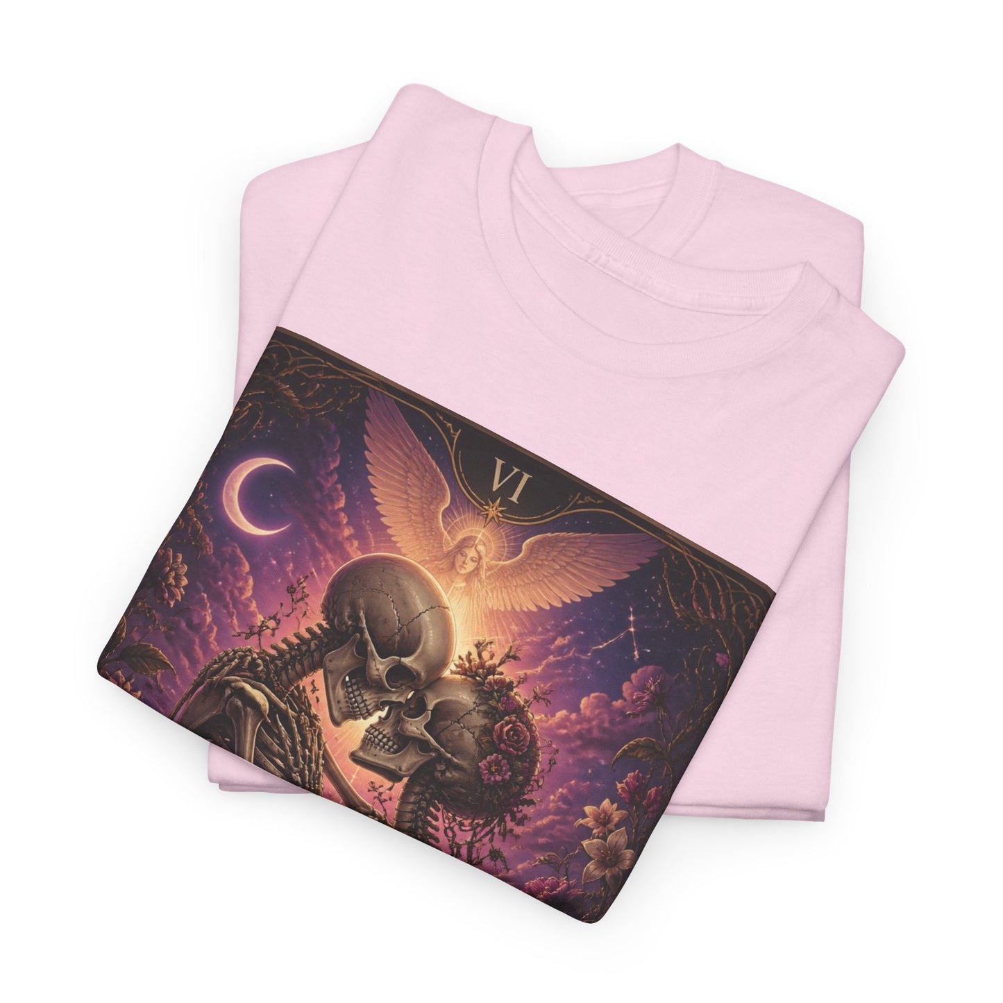 Tarot 'The Lovers' Skeleton Kiss Tee