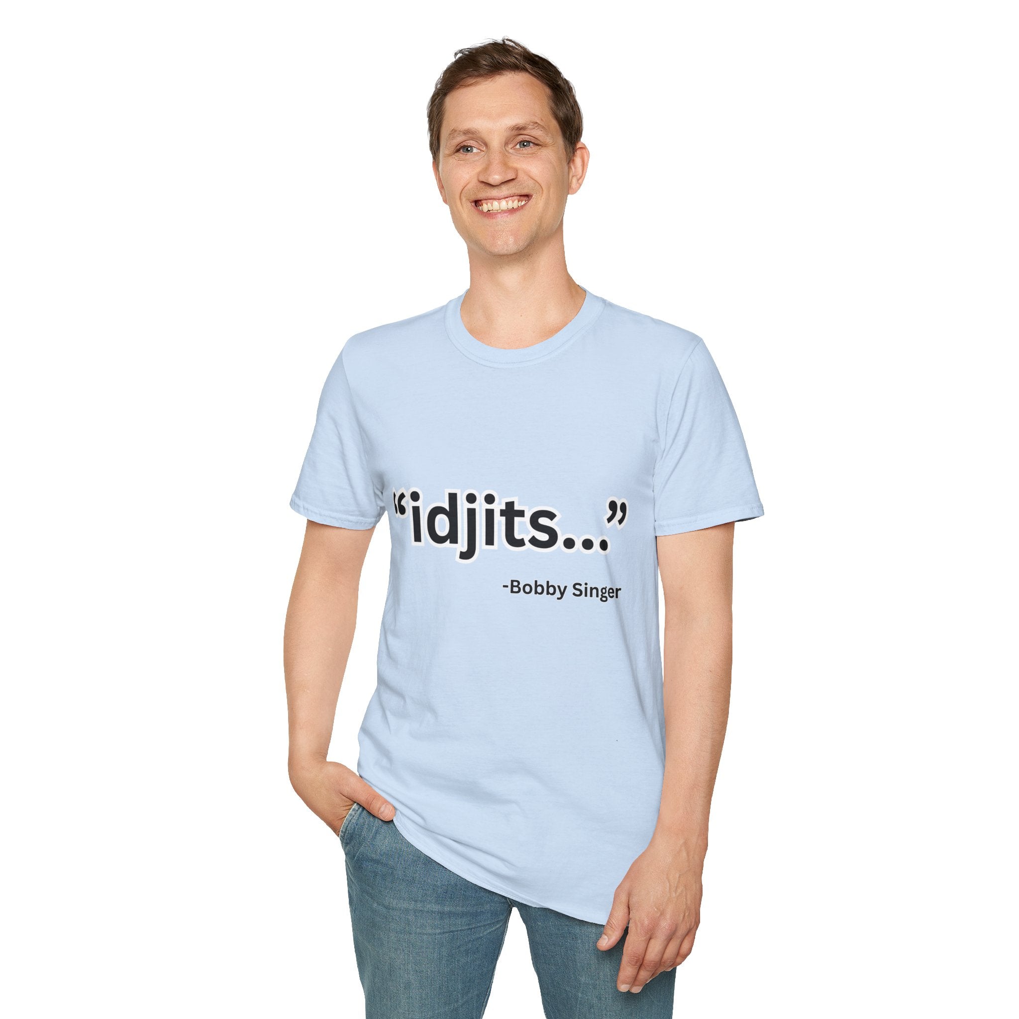 idjits quote T-Shirt | Bobby Singer Supernatural TV Show Tee