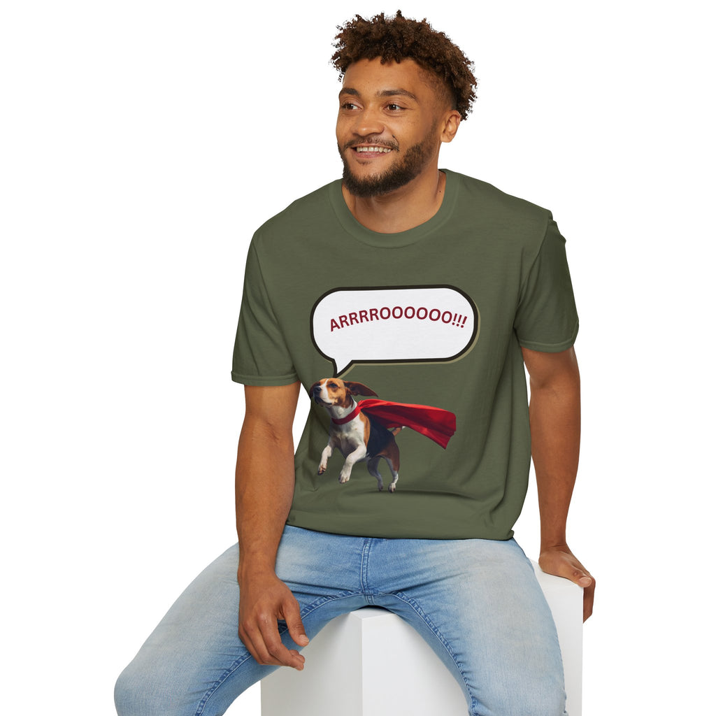 Beagle the Superdog 'ARRRROOOOO!!!' T‑Shirt
