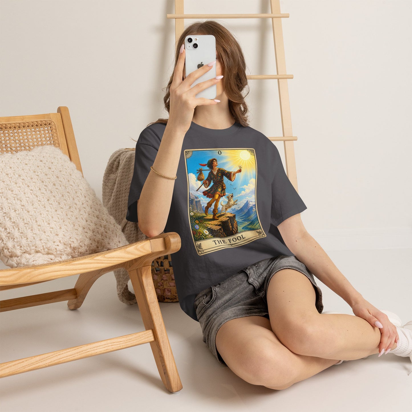 The Fool Tarot Card T‑Shirt — Vintage Major Arcana Graphic Tee