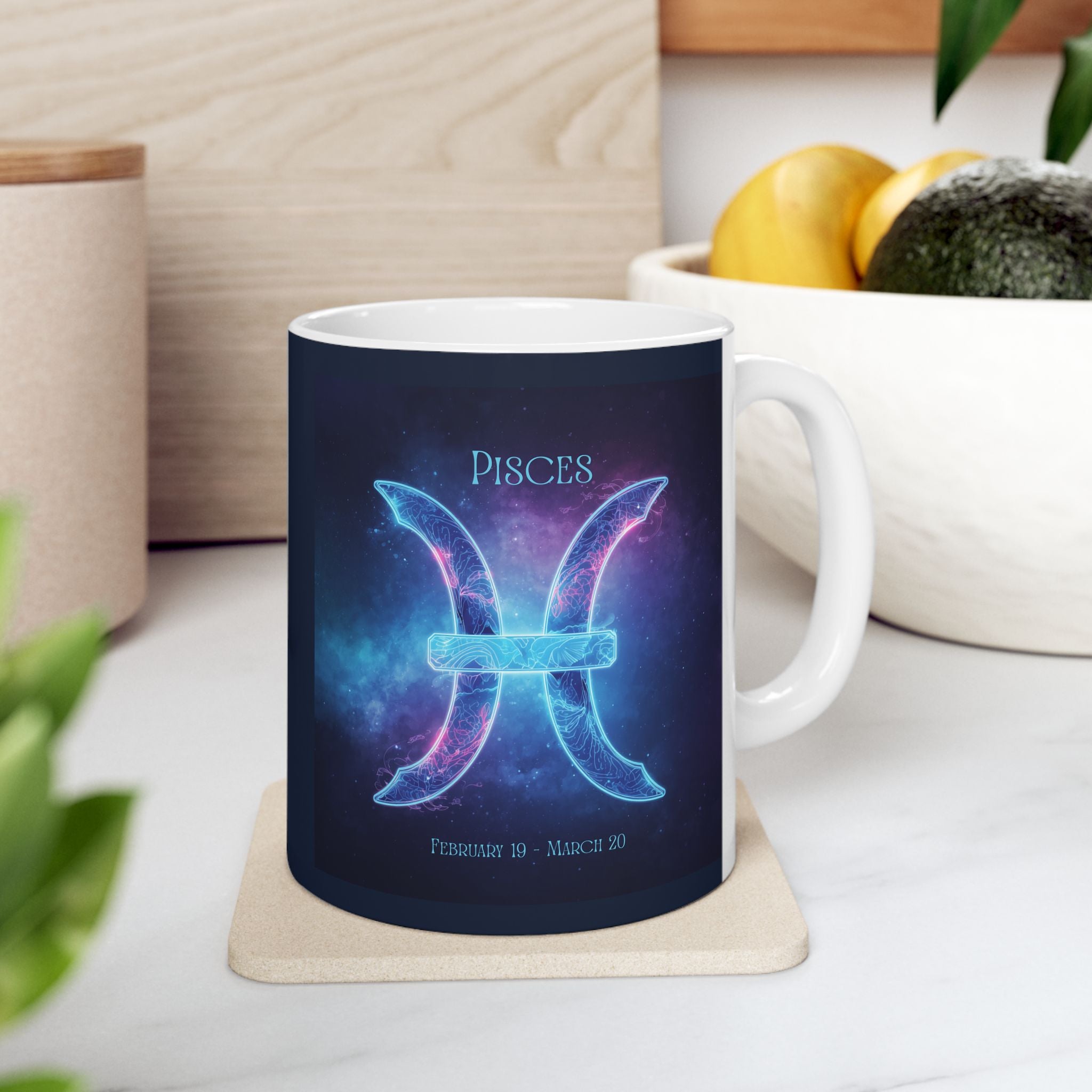 Pisces Zodiac Ceramic Mug — Pisces Zodiac 11oz/15oz