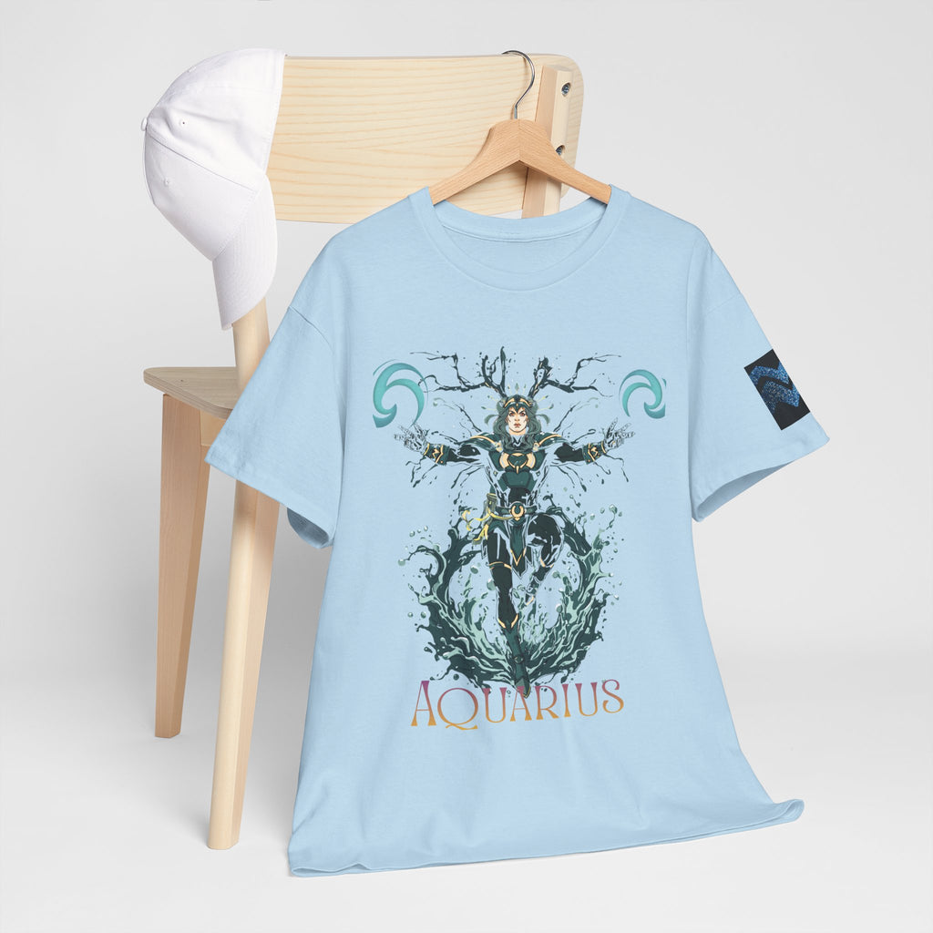 Aquarius Zodiac T‑Shirt — Aquarius Astrology Tee