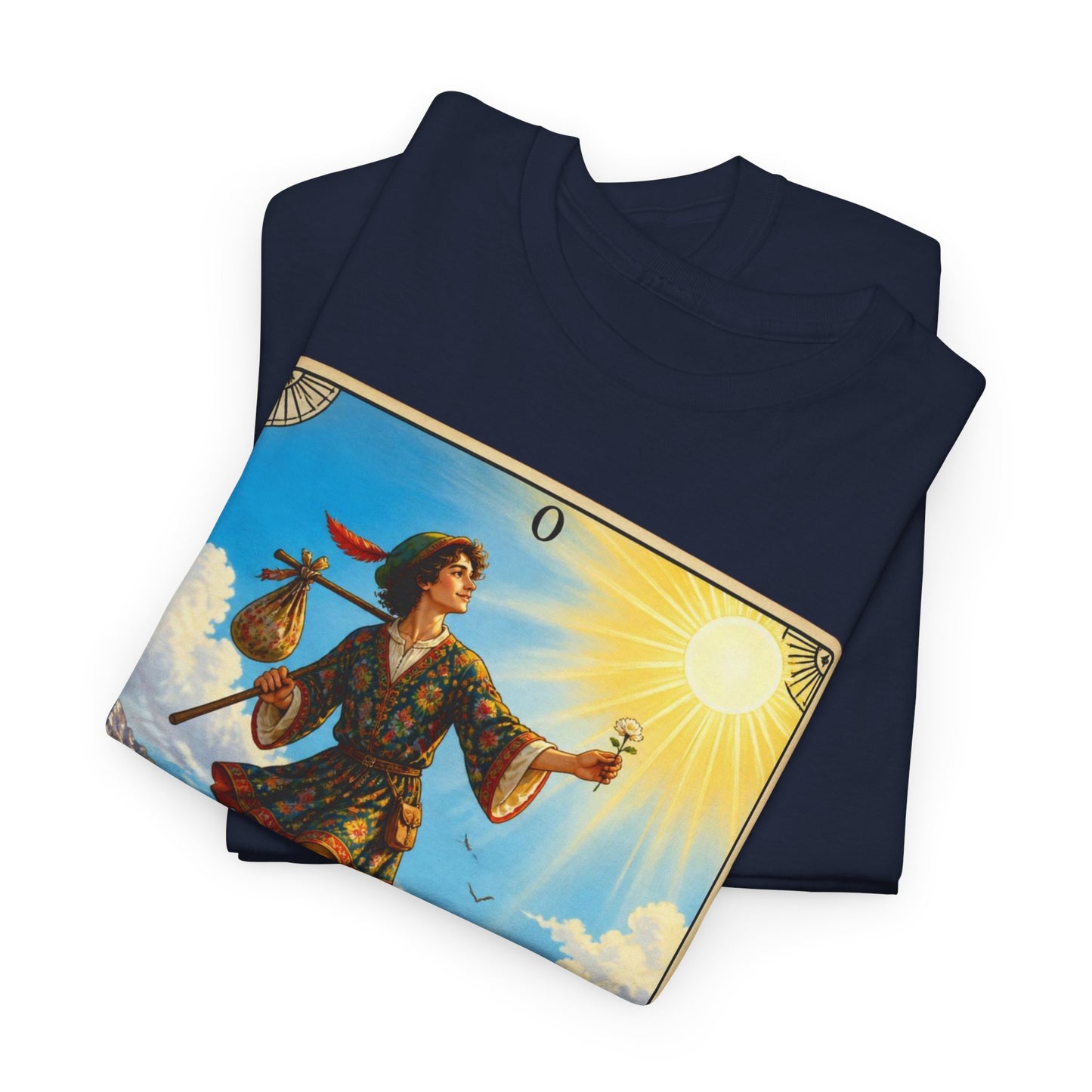 The Fool Tarot Card T‑Shirt — Vintage Major Arcana Graphic Tee