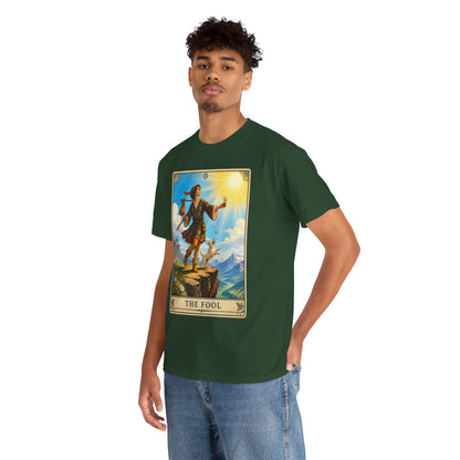 The Fool Tarot Card T‑Shirt — Vintage Major Arcana Graphic Tee
