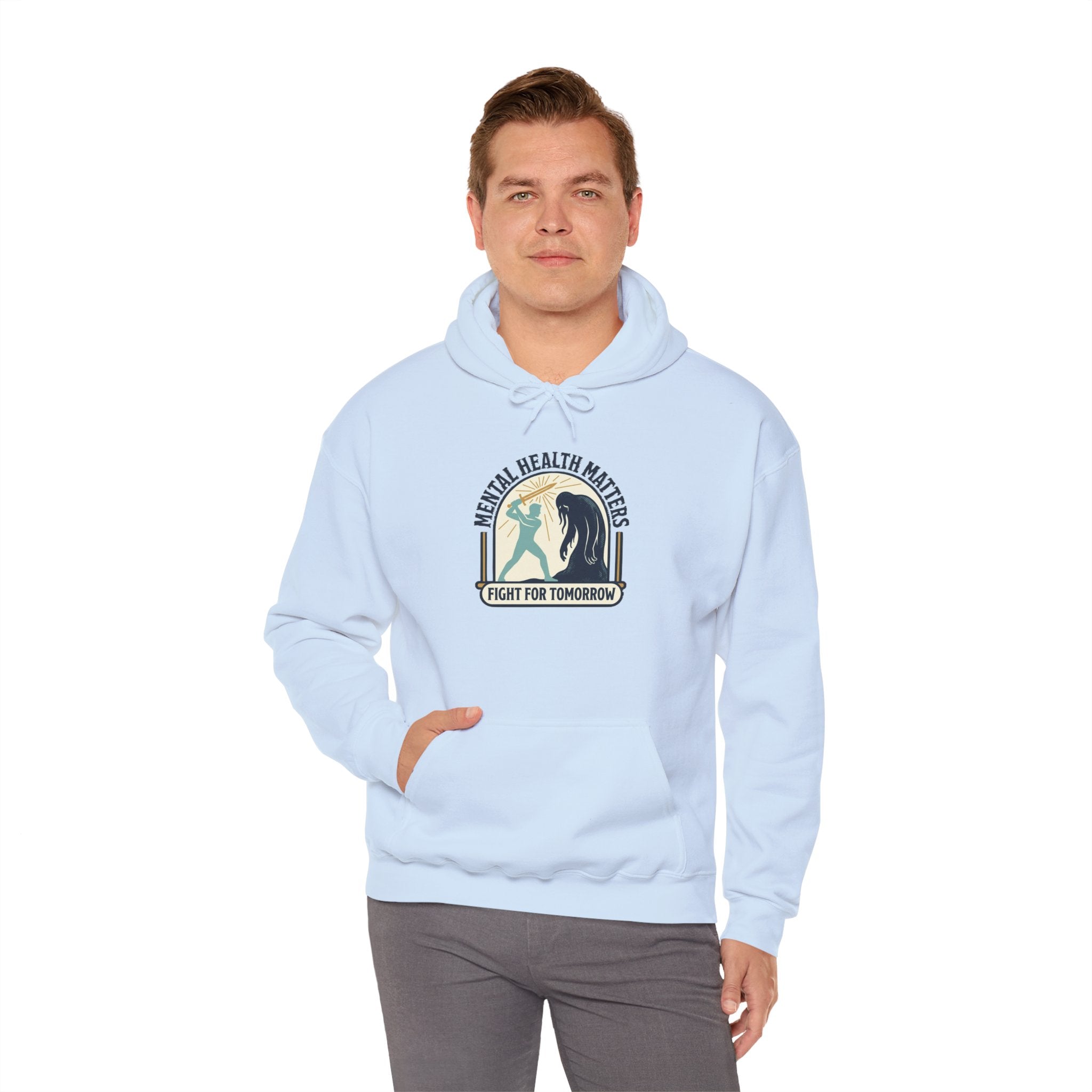 Mental Health Matters Hoodie | Wear Green, Awareness Ribbon, Self-Care