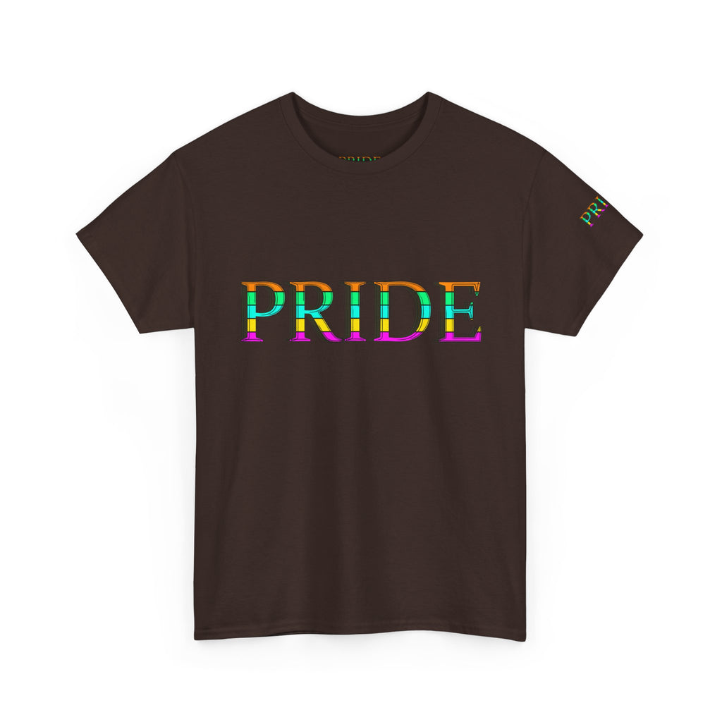 Pride Rainbow Text Tee | LGBTQ+ Pride Shirt