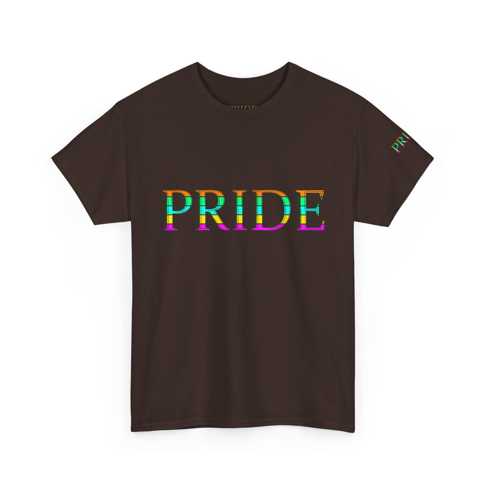 Pride Rainbow Text Tee | LGBTQ+ Pride Shirt