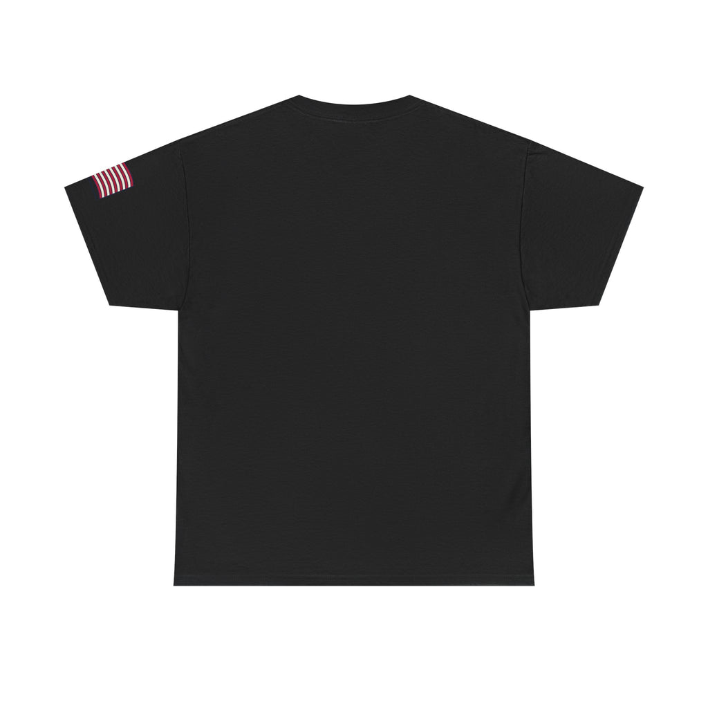 Uncle Sam pointing with American flag background Tee | Your Leaders Are Liars design