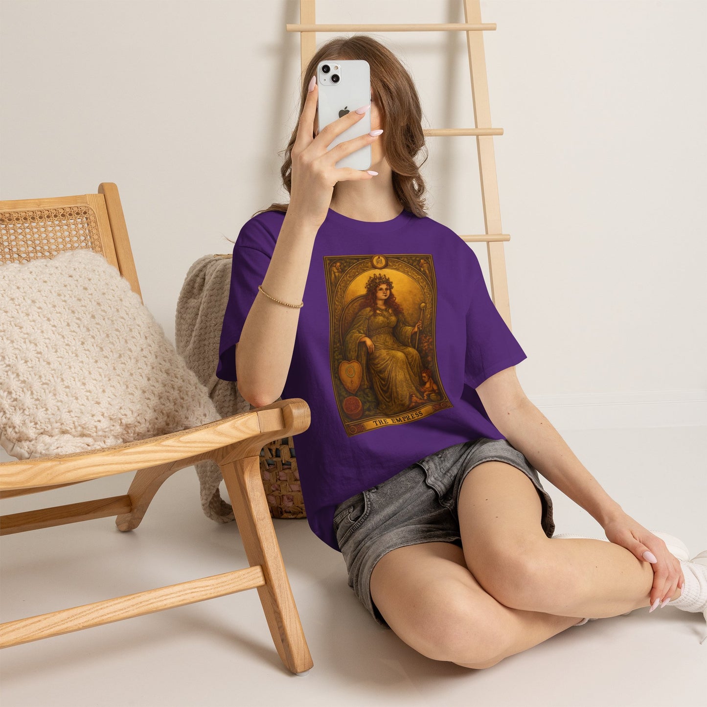 The Empress Tarot Card T-Shirt — Vintage Occult Astrology Graphic Tee