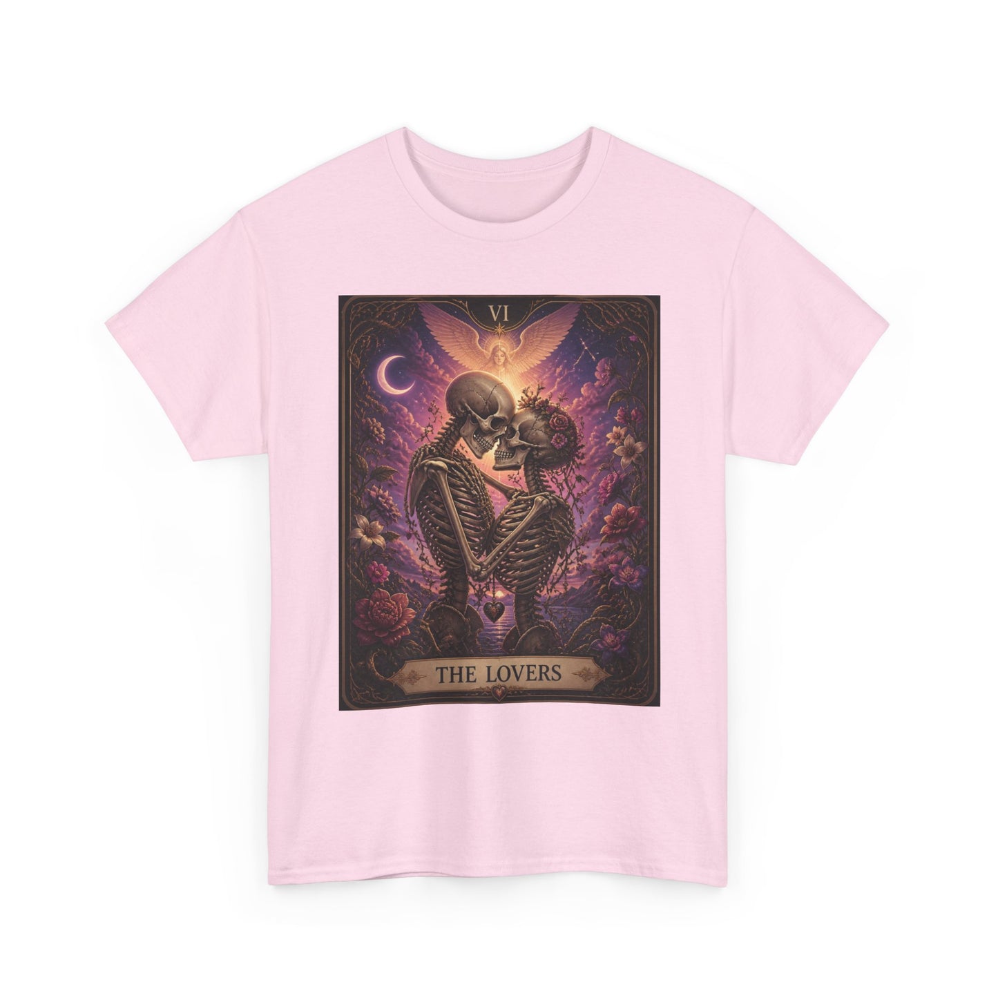 Tarot 'The Lovers' Skeleton Kiss Tee