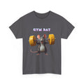 Gym Rat T-Shirt — Rat Weightlifting Tee for Fitness Fans