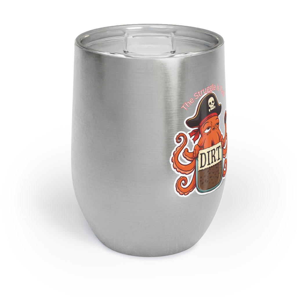 Pirate Octopus Chill Wine Tumbler