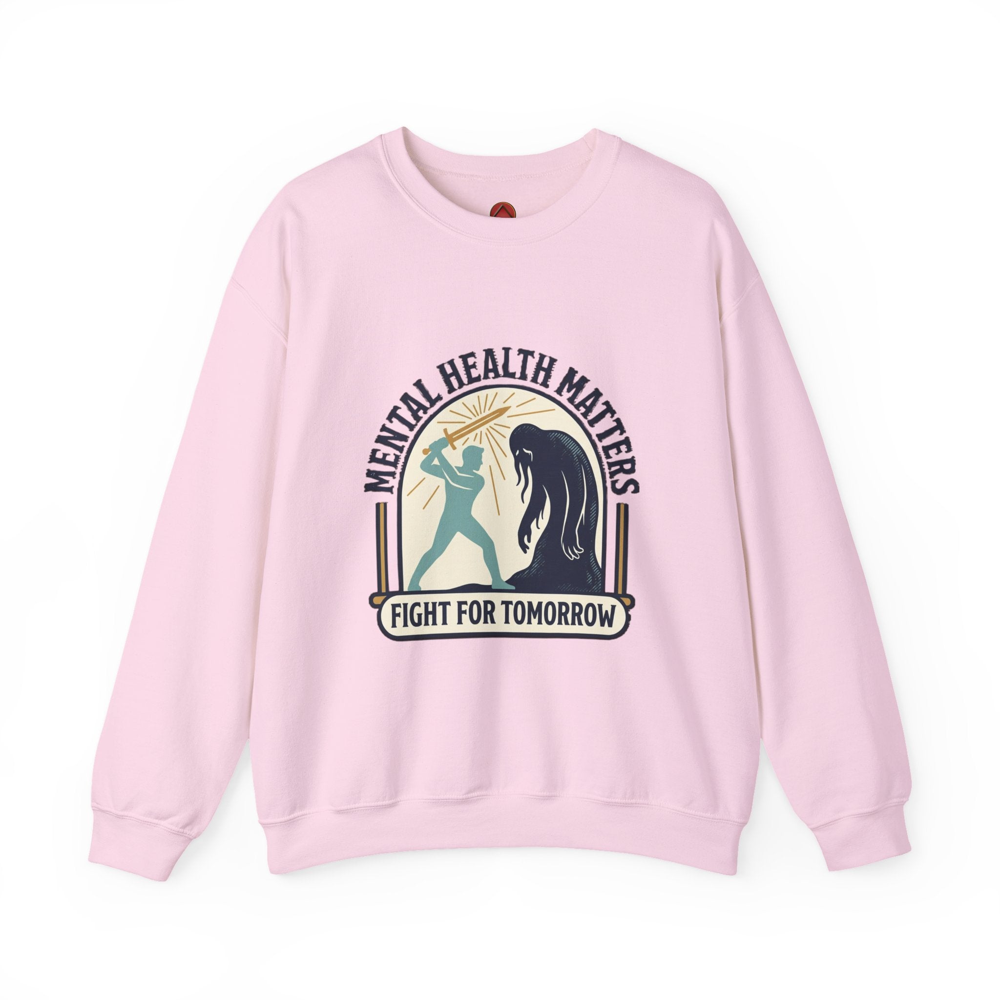 Mental Health Matters Crewneck Sweatshirt | wear green, awareness ribbon