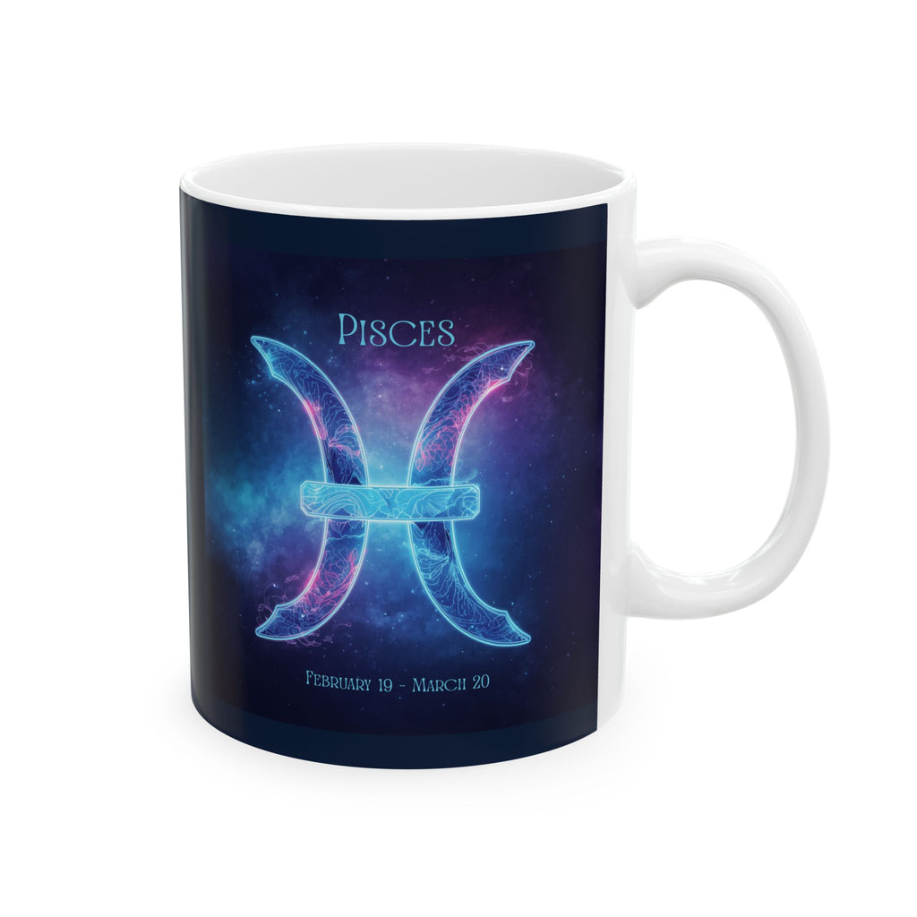 Pisces Zodiac Ceramic Mug — Pisces Zodiac 11oz/15oz