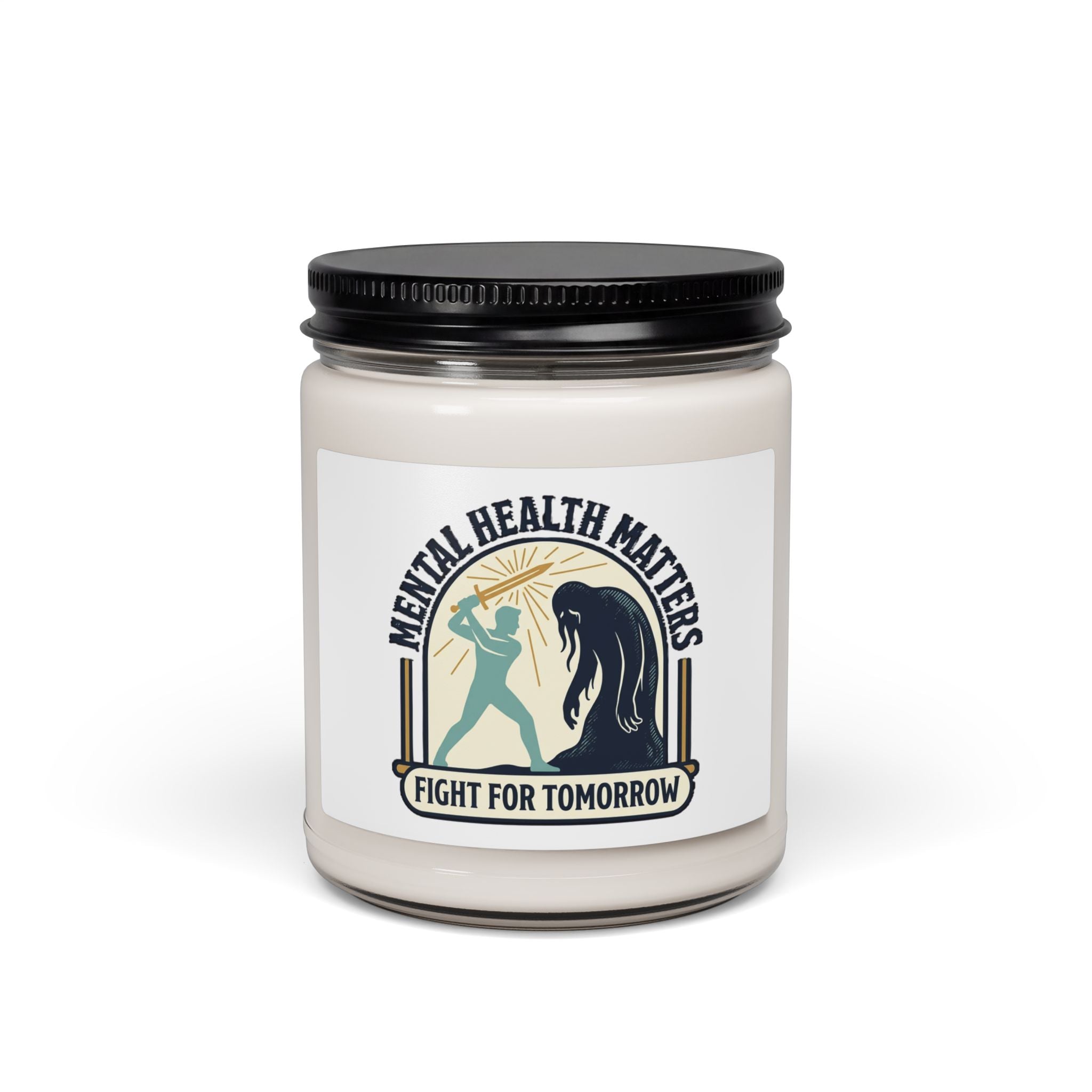 Mental Health Matters Soy Candle | Wear Green, Self-Care Awareness