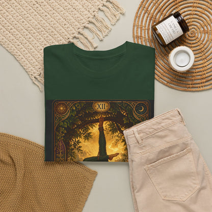 Tarot Hanged Man T-Shirt — Vintage Occult Tarot Card Graphic Tee