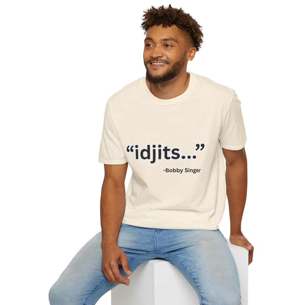 idjits quote T-Shirt | Bobby Singer Supernatural TV Show Tee