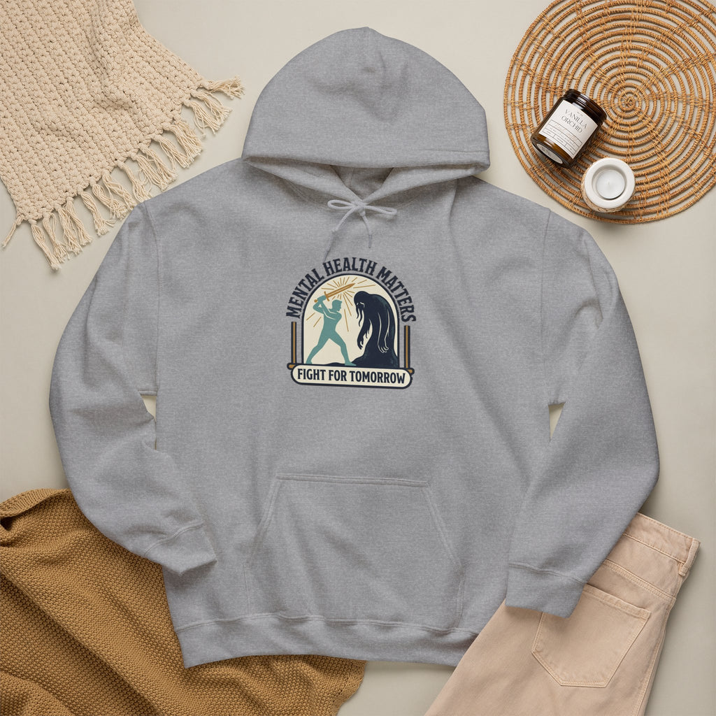 Mental Health Matters Hoodie | Wear Green, Awareness Ribbon, Self-Care