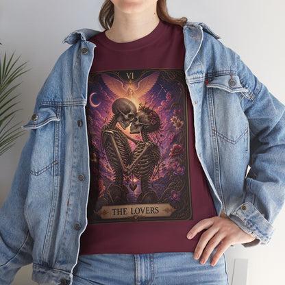 Tarot 'The Lovers' Skeleton Kiss Tee