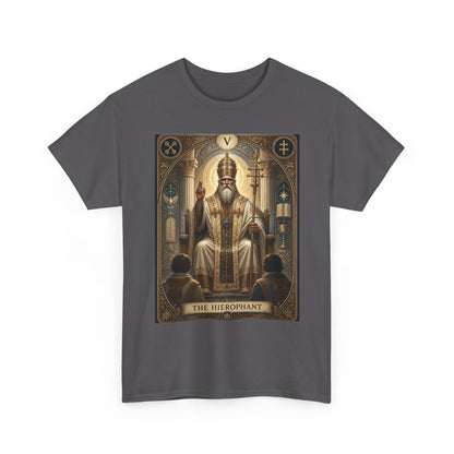 Tarot Hierophant T-Shirt — Spiritual Tarot Card Tee