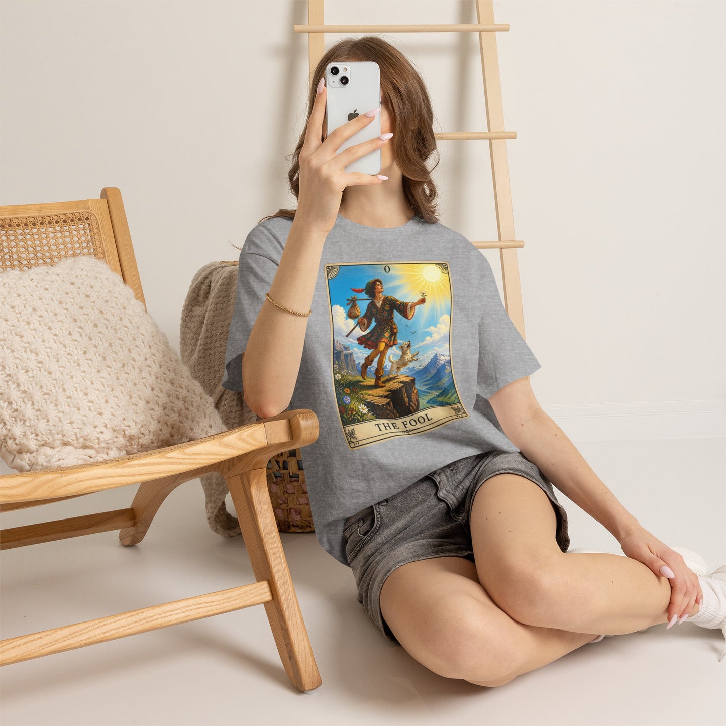 The Fool Tarot Card T‑Shirt — Vintage Major Arcana Graphic Tee