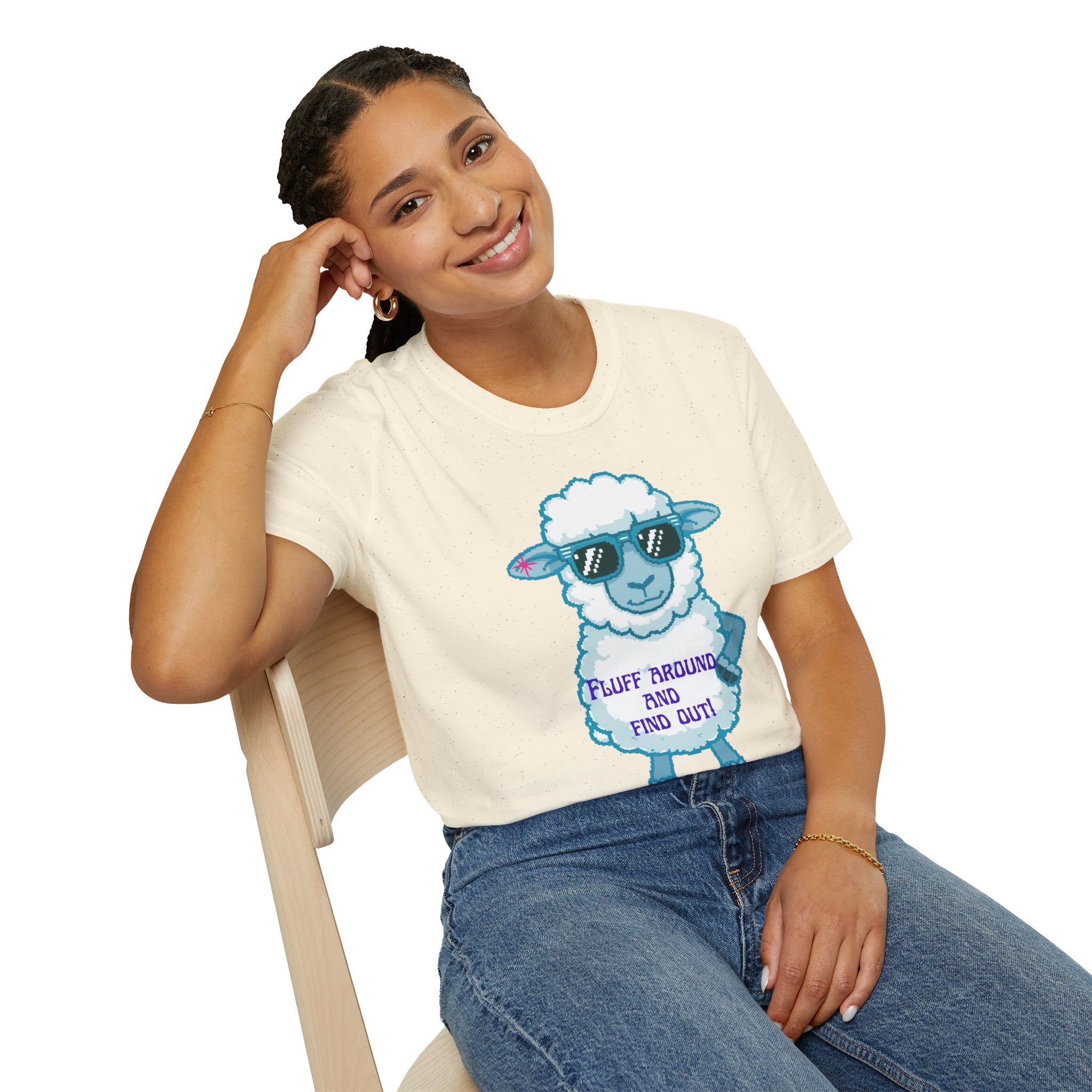 Sassy Sheep T-Shirt — Fluff Around and Find Out Graphic Tee