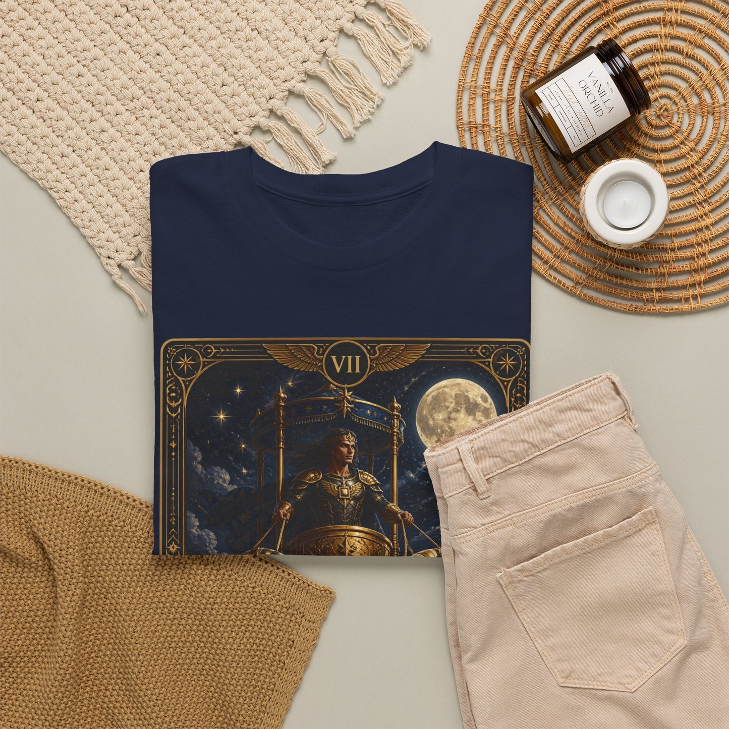 The Chariot Tarot T-Shirt — Vintage Occult Illustration Tee