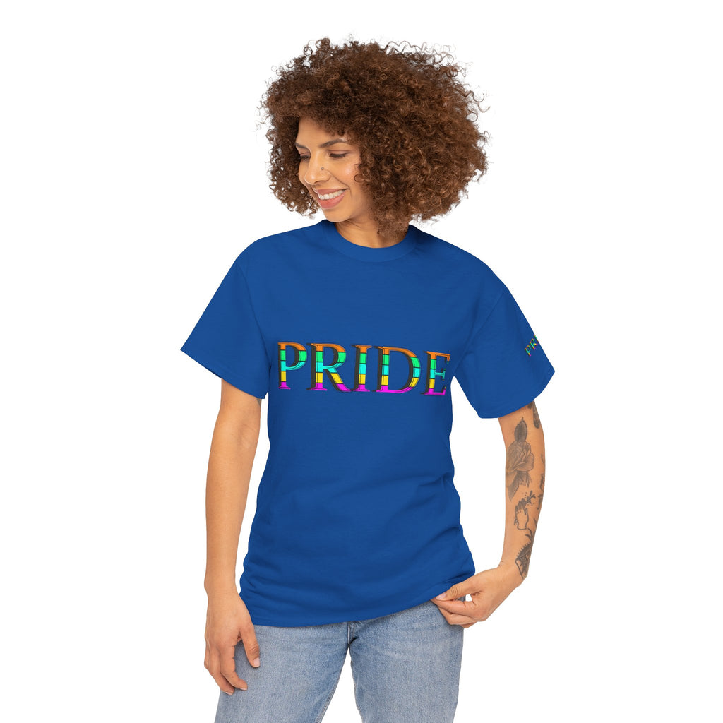 Pride Rainbow Text Tee | LGBTQ+ Pride Shirt