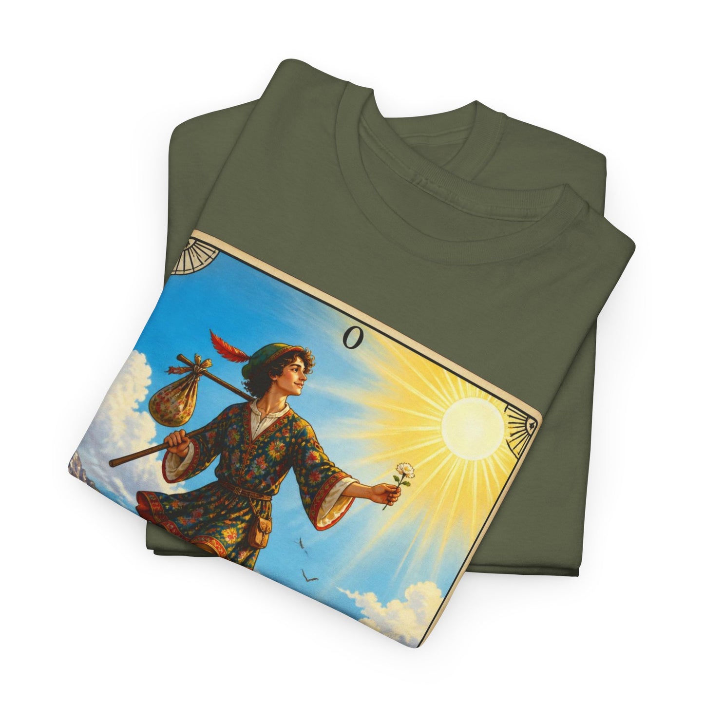 The Fool Tarot Card T‑Shirt — Vintage Major Arcana Graphic Tee