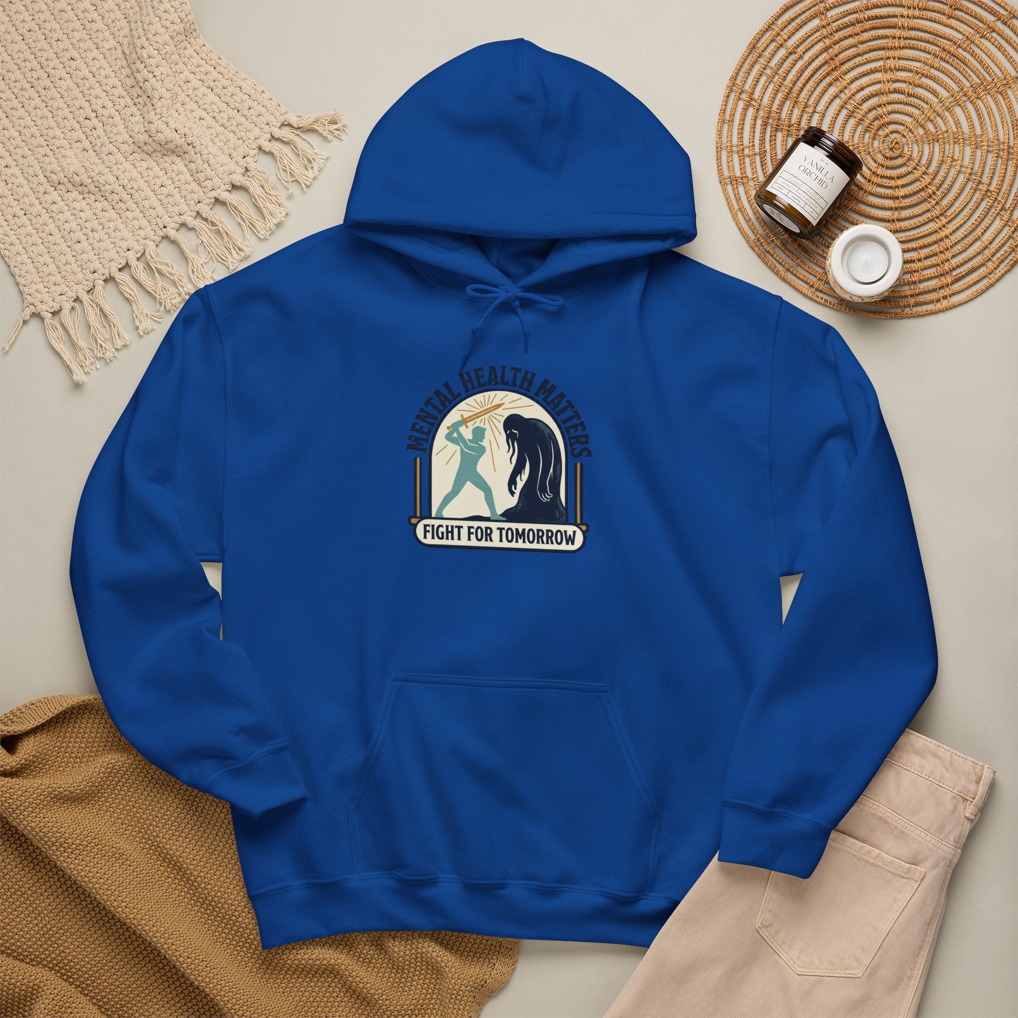 Mental Health Matters Hoodie | Wear Green, Awareness Ribbon, Self-Care