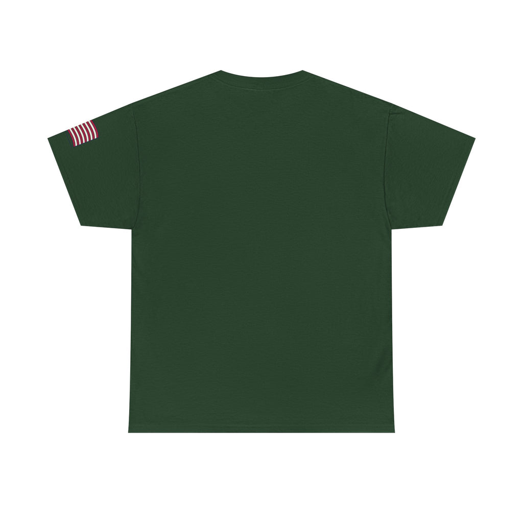 Uncle Sam pointing with American flag background Tee | Your Leaders Are Liars design