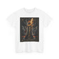 Tarot The Tower T-Shirt — Gothic Lightning Tarot Card Tee