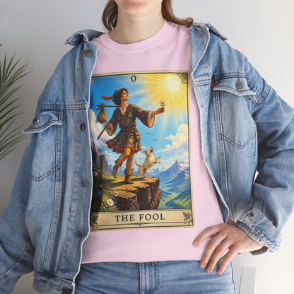 The Fool Tarot Card T‑Shirt — Vintage Major Arcana Graphic Tee