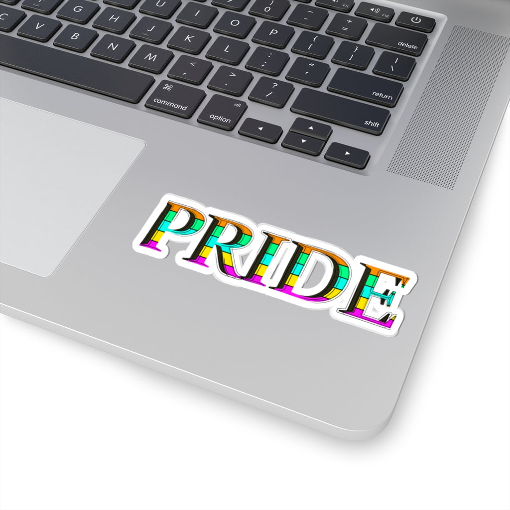 Pride Rainbow Lettering Kiss-Cut Sticker