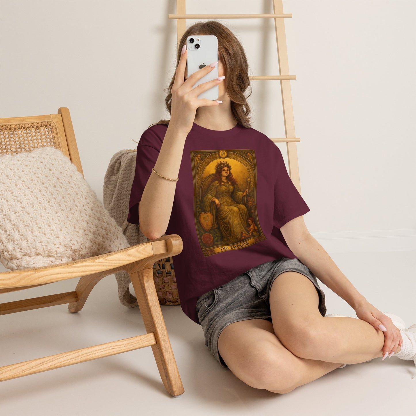 The Empress Tarot Card T-Shirt — Vintage Occult Astrology Graphic Tee