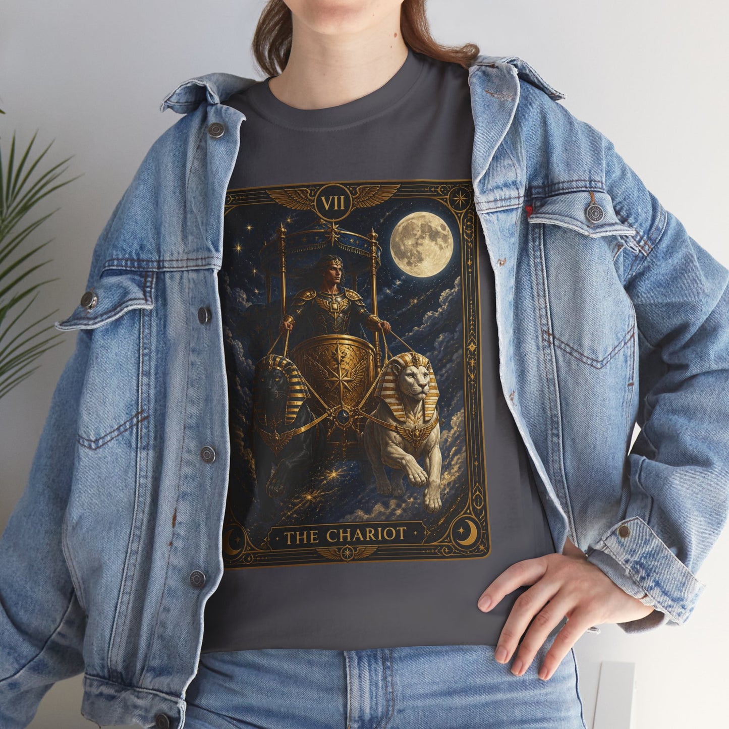 The Chariot Tarot T-Shirt — Vintage Occult Illustration Tee